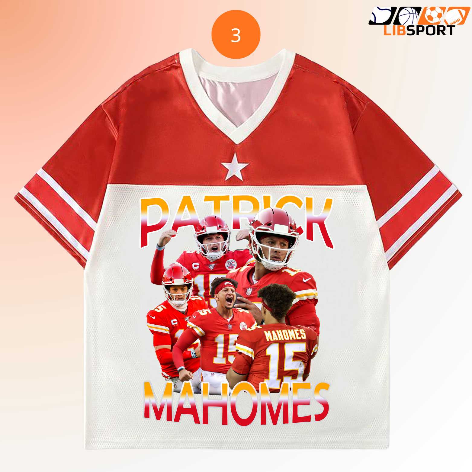 Kansas City Chiefs Patrick Mahomes Jersey, Vintage Nfl Shirt, Unisex Streetwear Tee